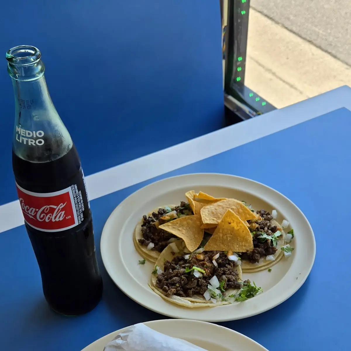 Carne Asada Burrito with 3 Tacos De Asada