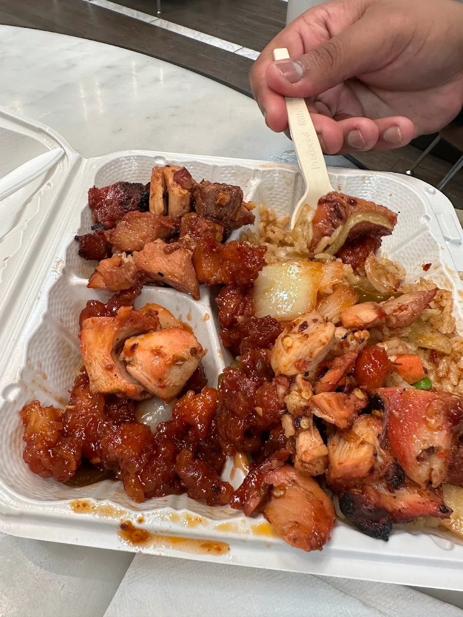 Spicy Chicken with Rice Noodles