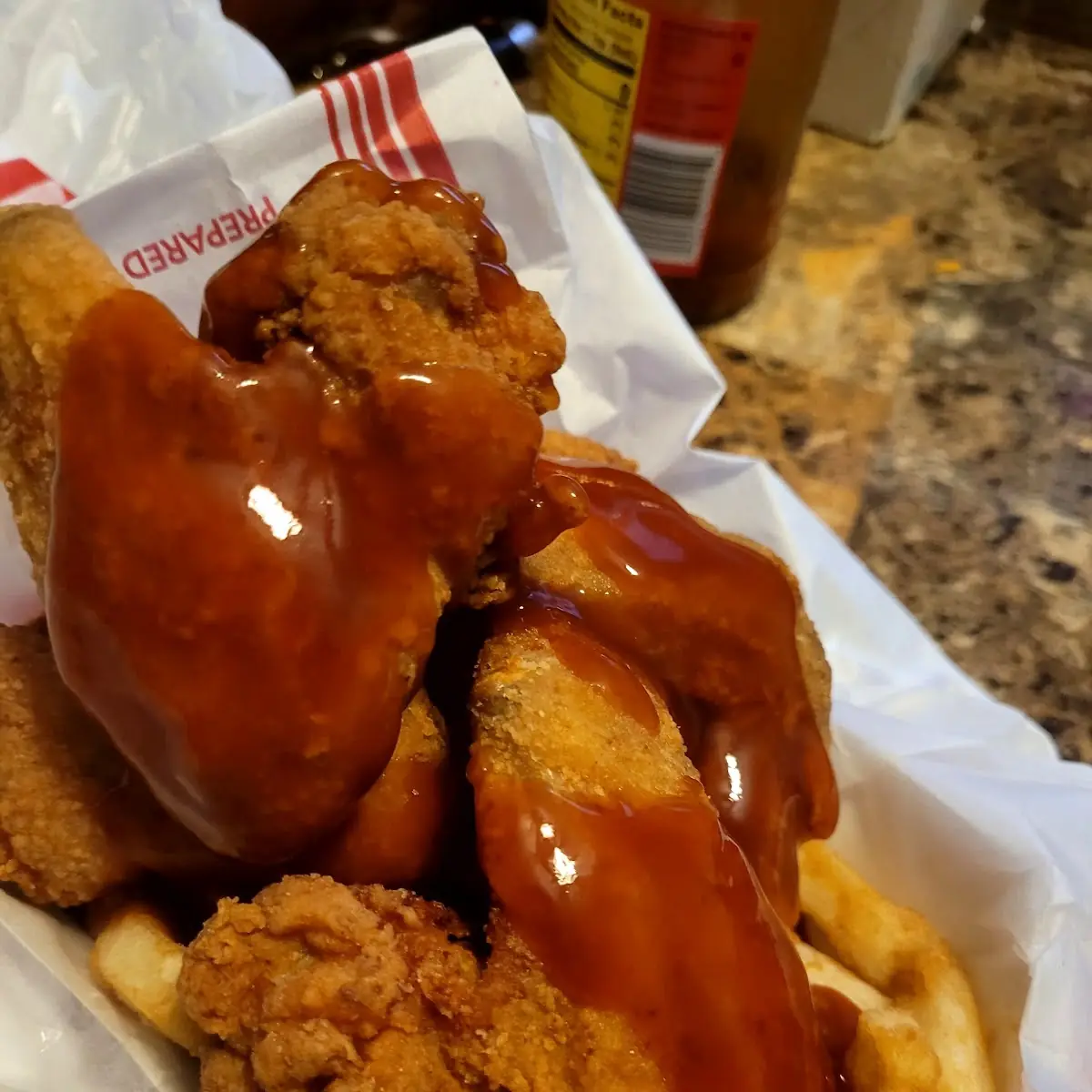 Tender Buffalo or Honey BBQ