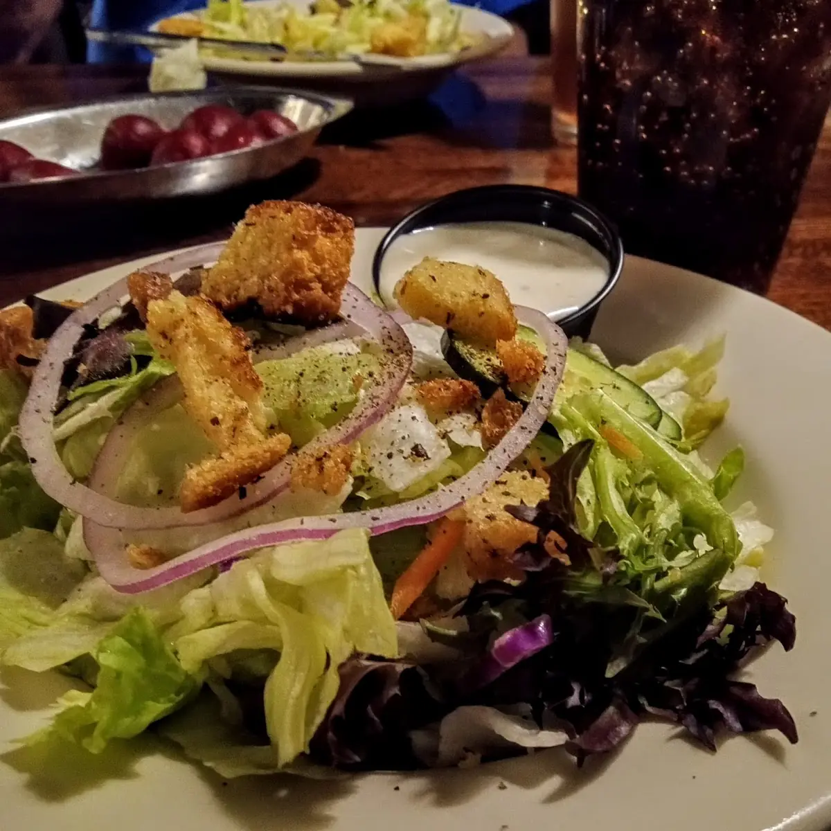 House Salad with Ranch Dressing