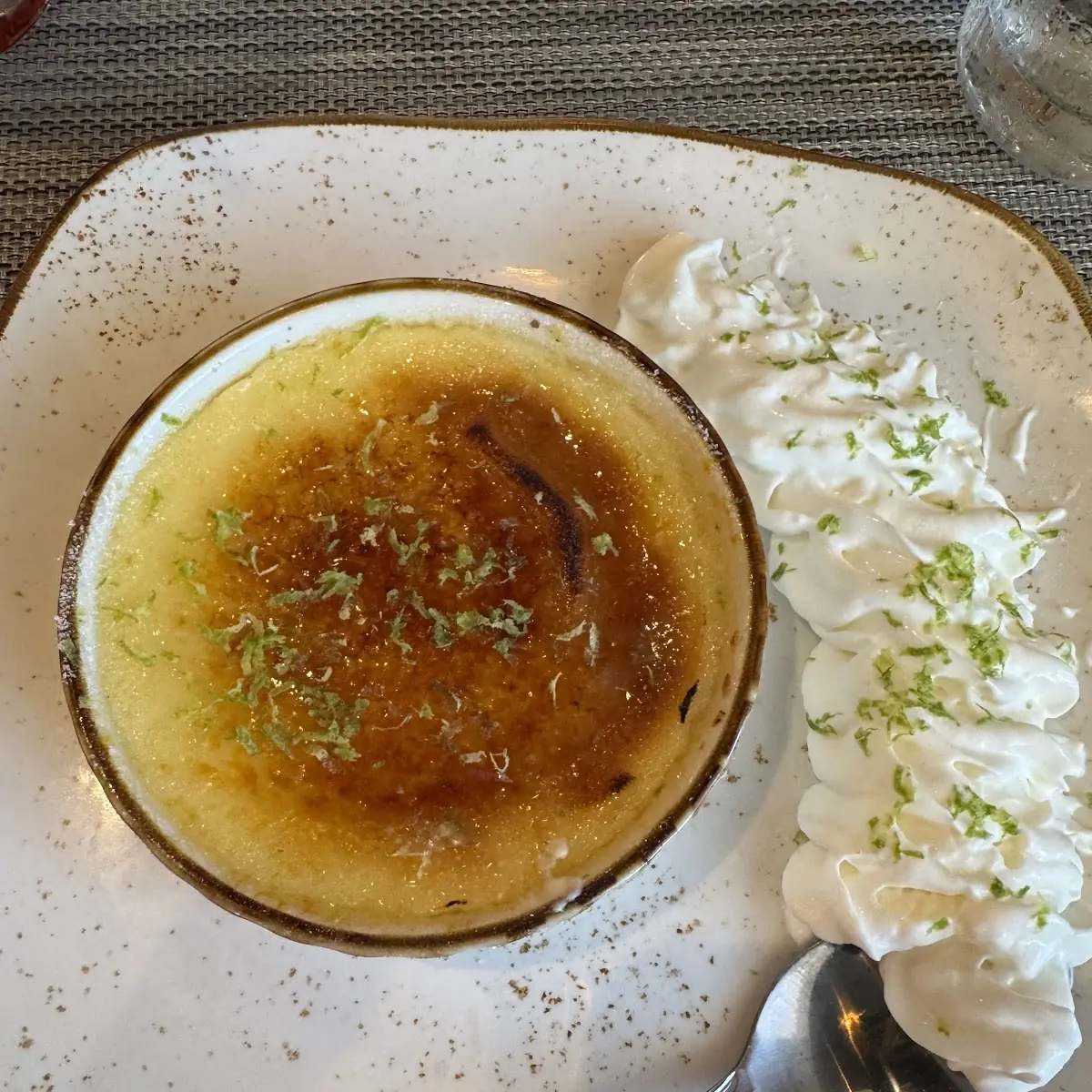 Key Lime Creme Brulee