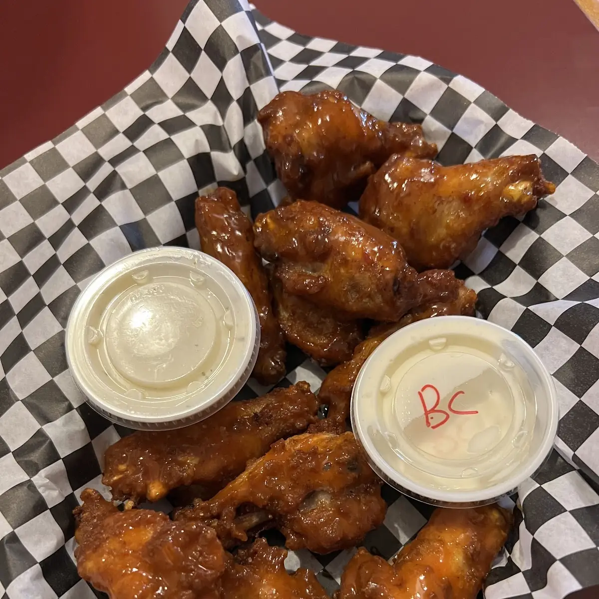 Chicken Wings with Mushrooms