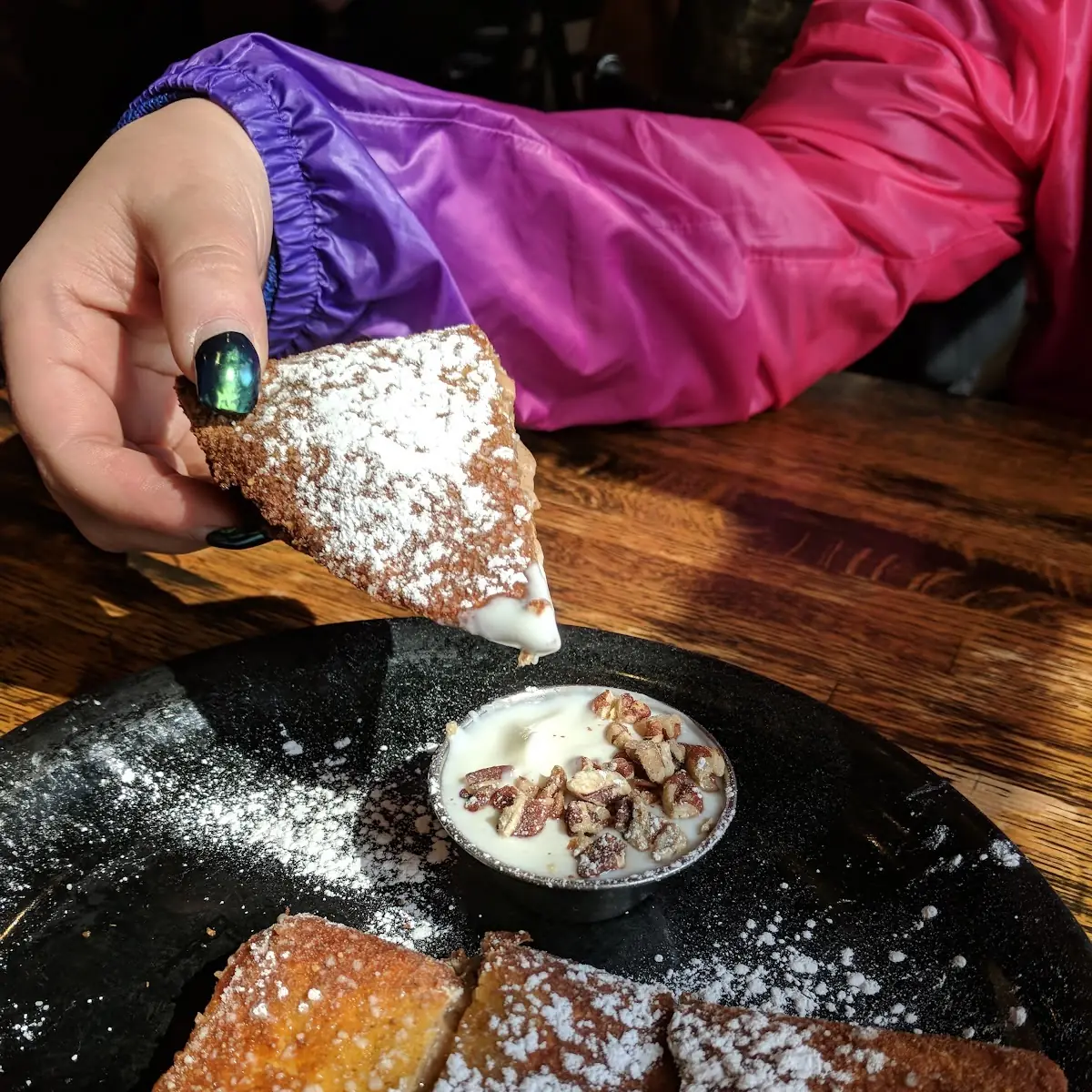 Pecan Caramel Quesadilla
