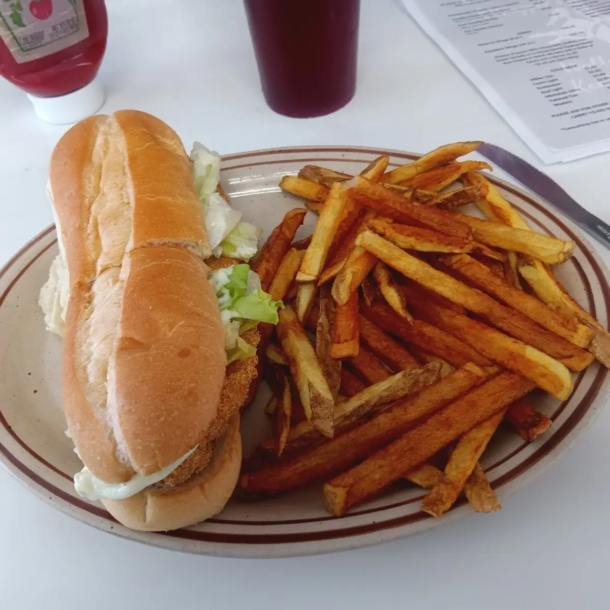 Fish Sandwich Cod or Catfish Sandwich