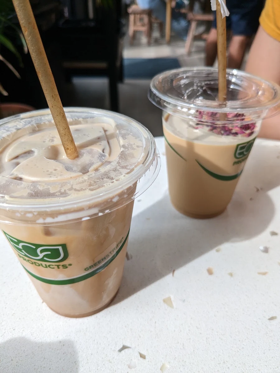 Iced Mocha and Special Rose Latte