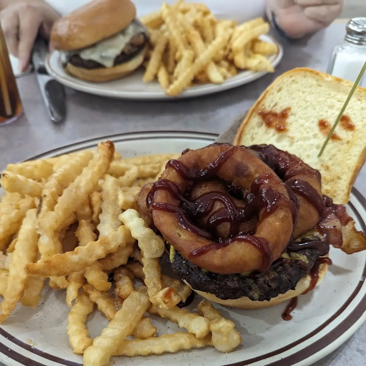 Texas Burger and Fries