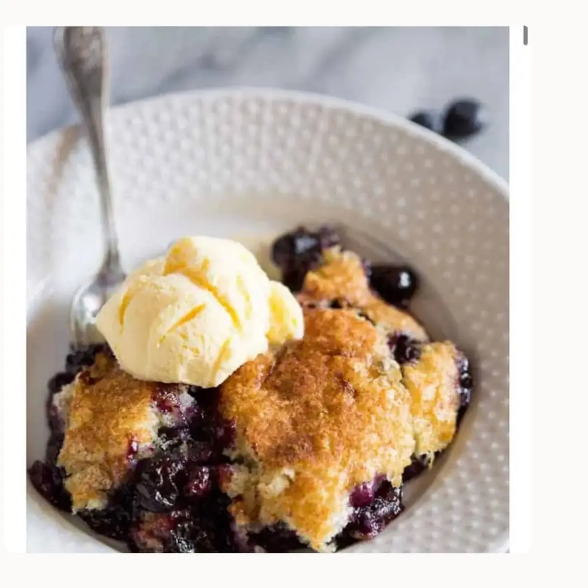 Blueberry Cobbler