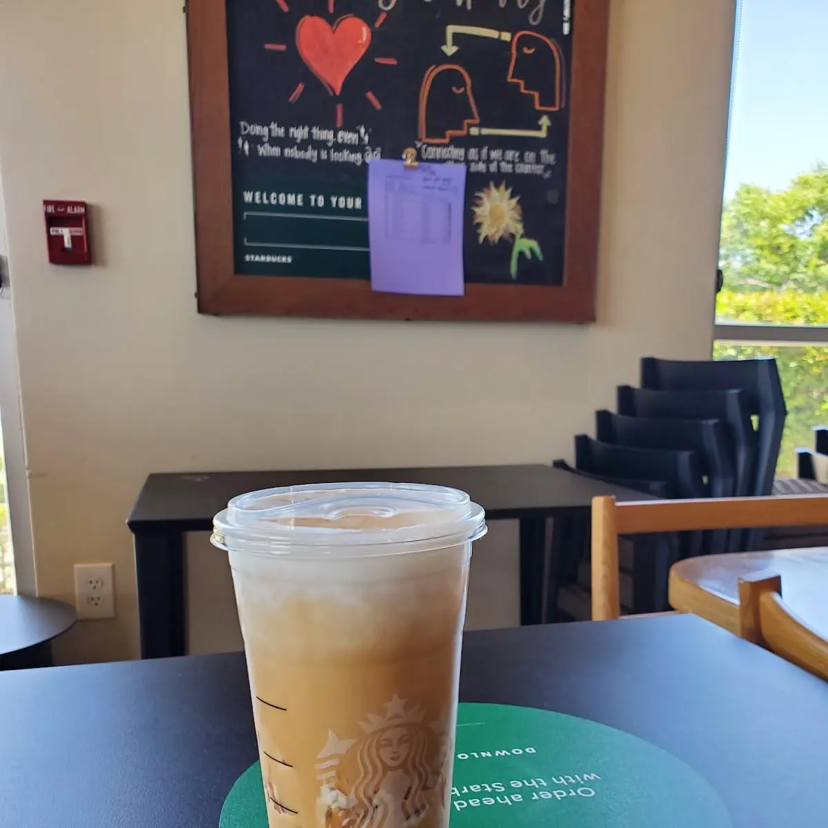 Iced Golden Ginger Drinking with Heavy Cream