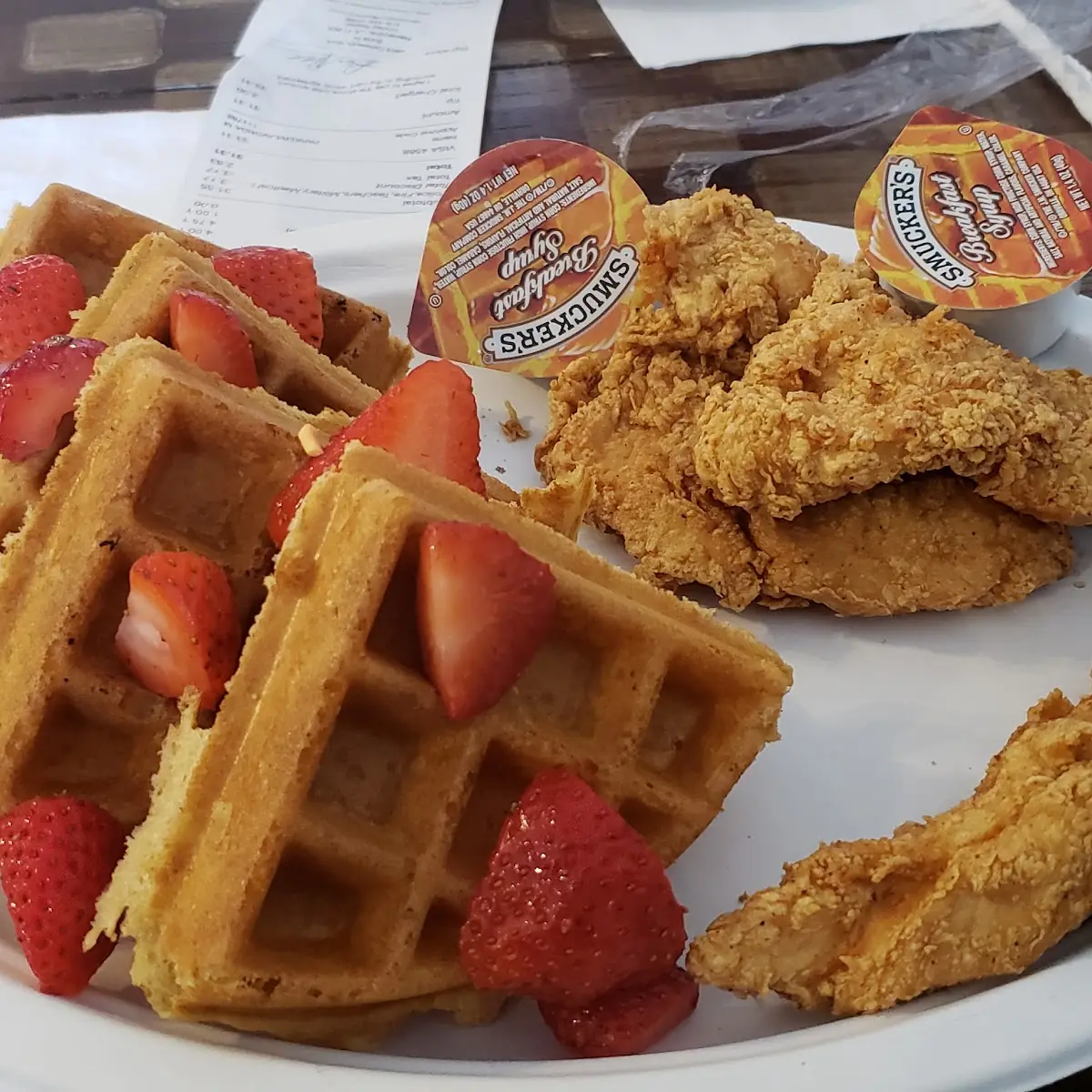 Kickin Chicken Waffle