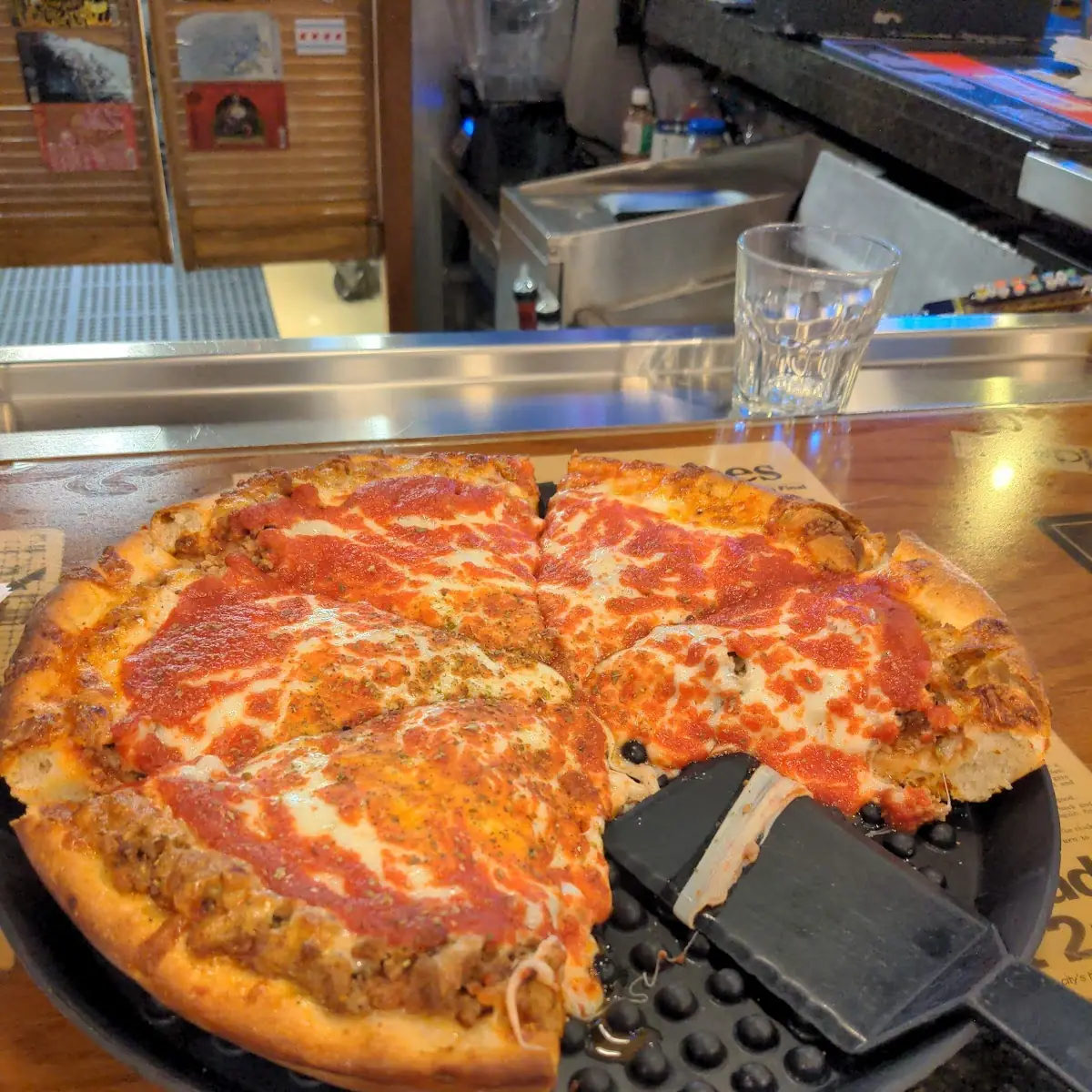 Deep Dish Sausage Pizza