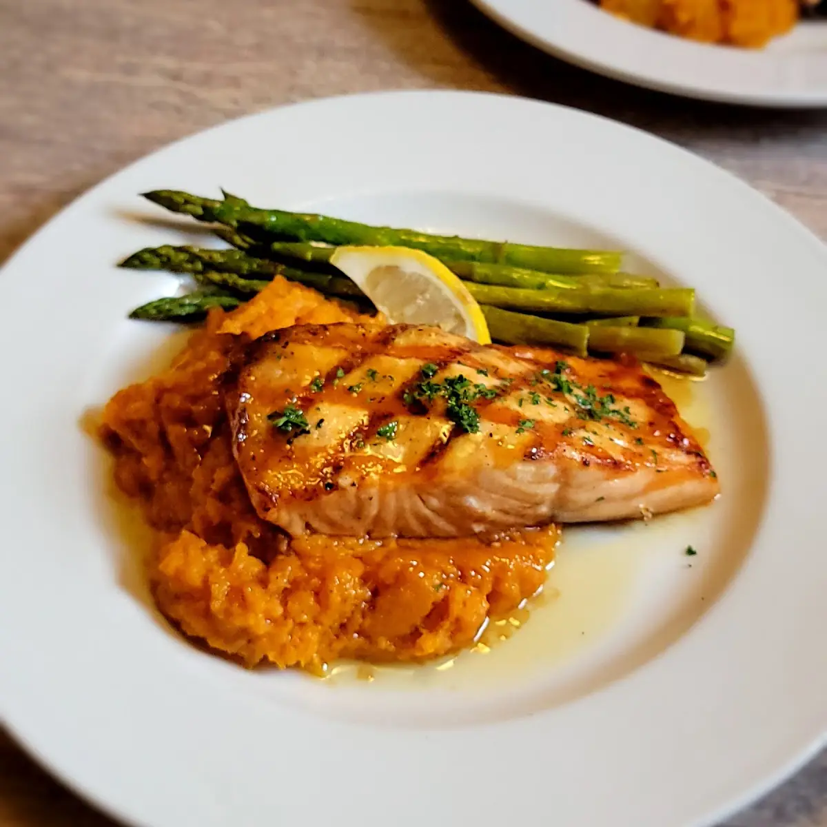 Maple Honey Glazed Salmon