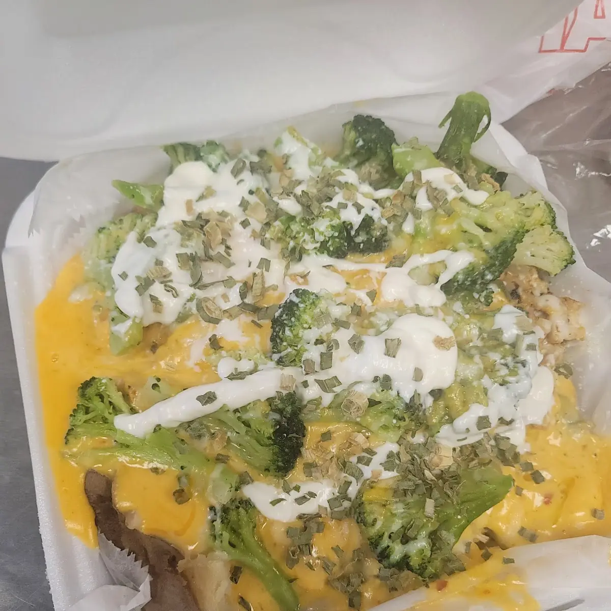 Philly Cheesesteak Baked Potato
