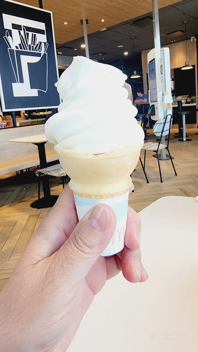 Vanilla Ice Cream Cone, McDonald's
