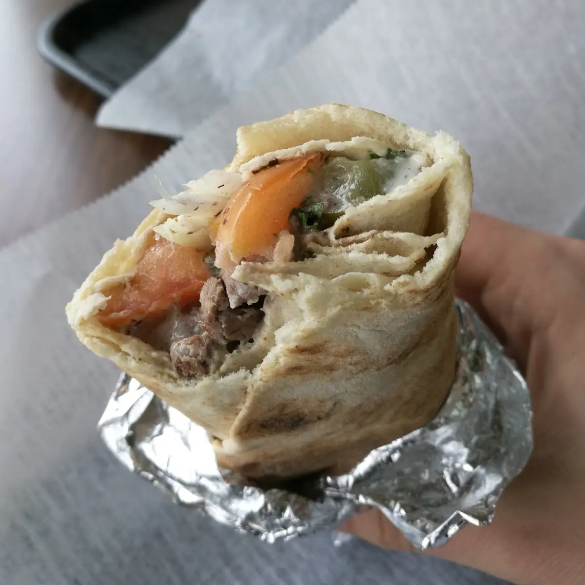 Beef Shawarma Sandwich