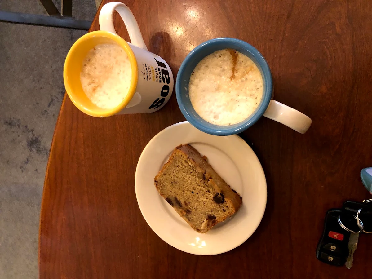 Cappucino and Banana Bread