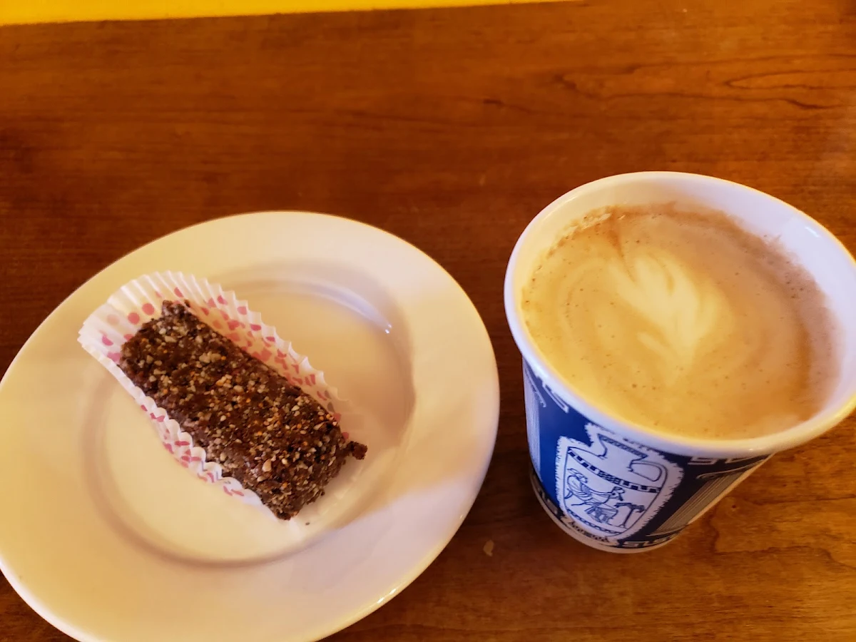 House Made Energy Bar & Latte