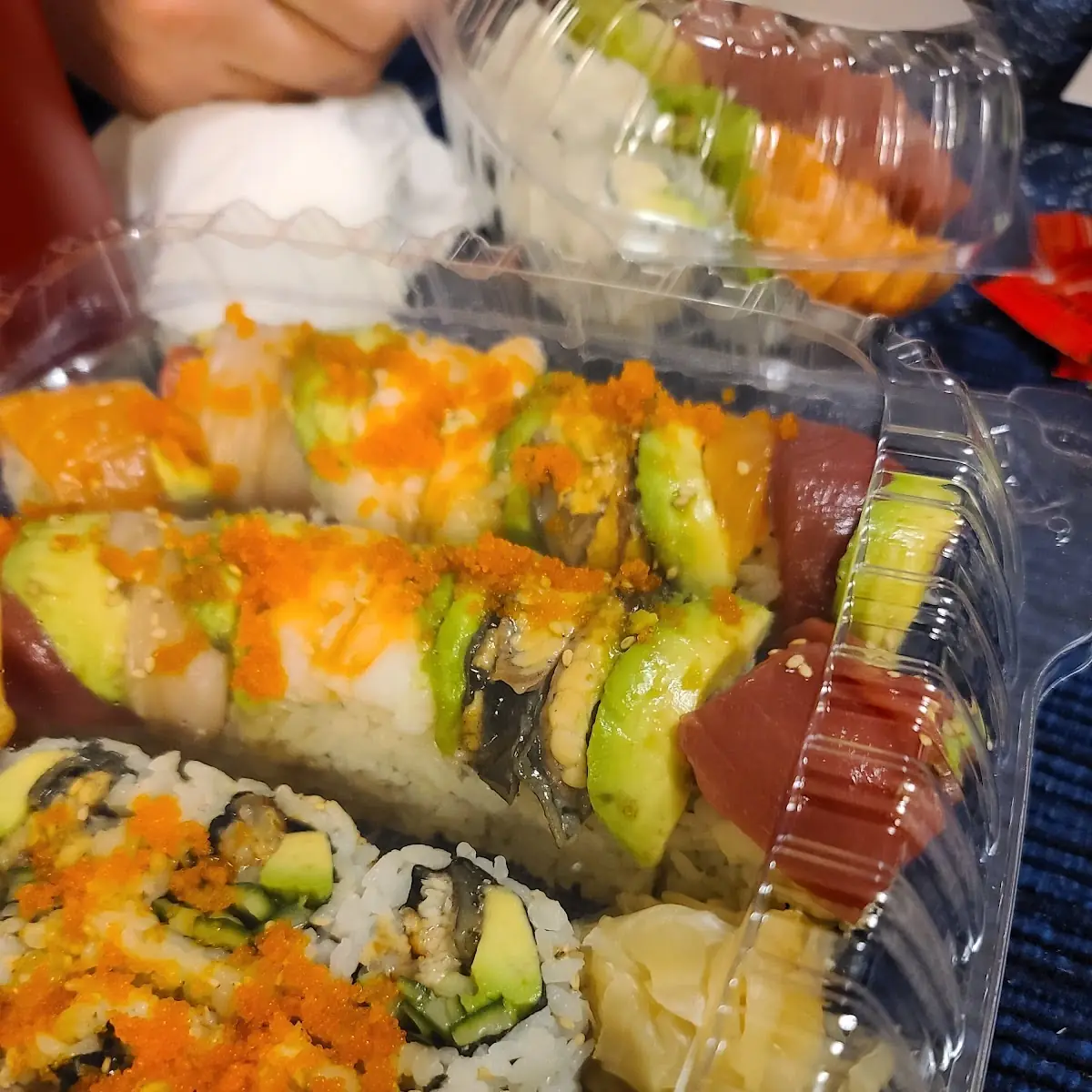Rainbow Roll & California Roll