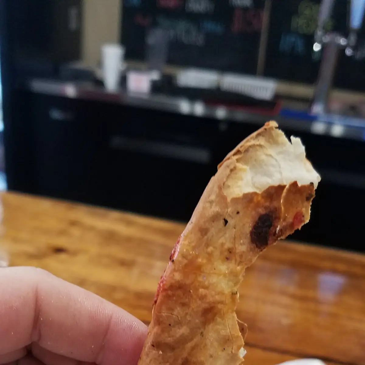 Thin Crust Pizza Slice