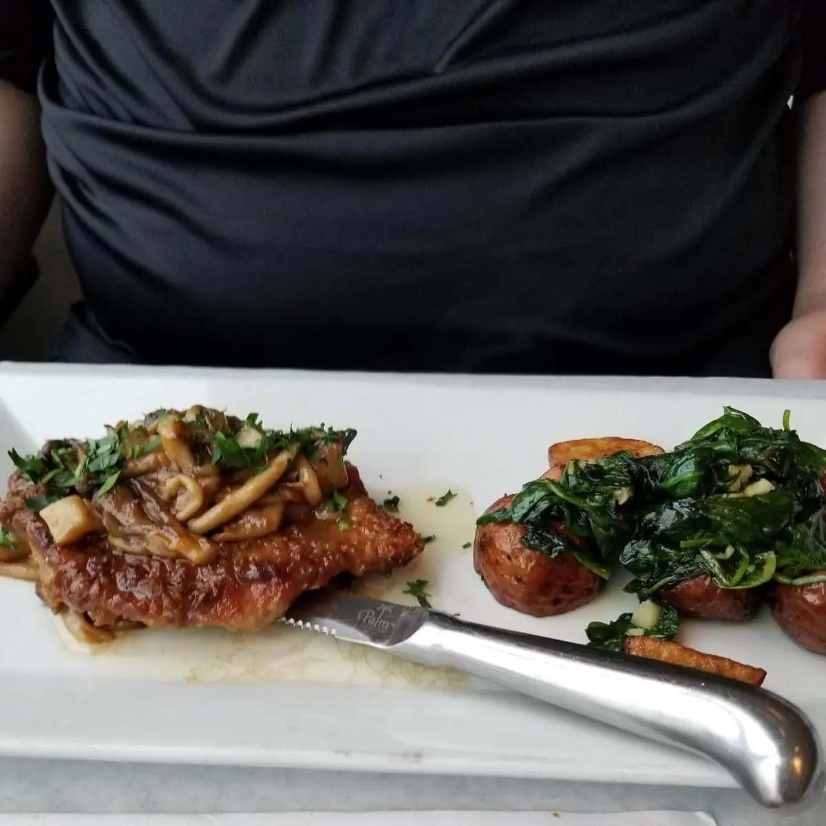 Pan Roasted Chicken Marsala