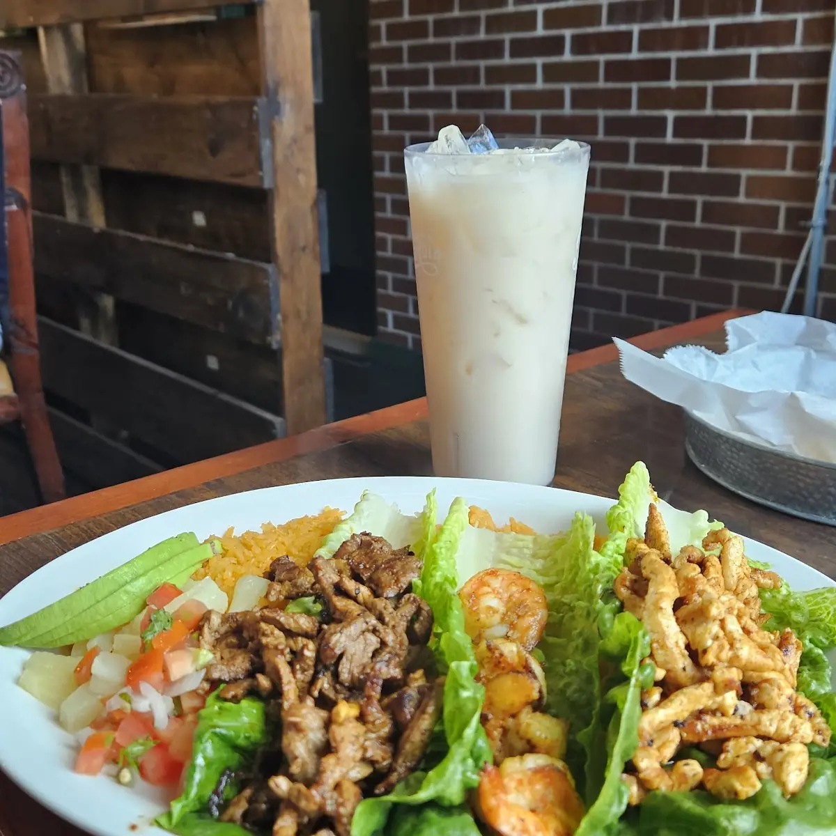 Streak Chicken & Shrimp Lettuce Wraps
