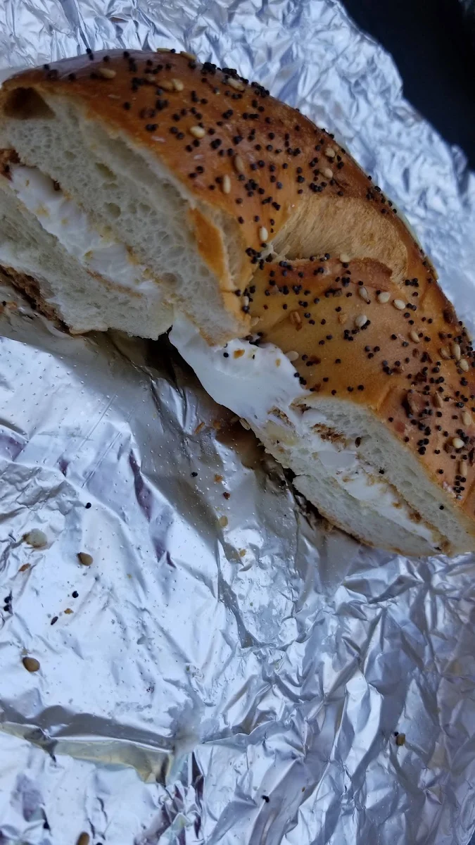 Everything Bagel with Cream Cheese