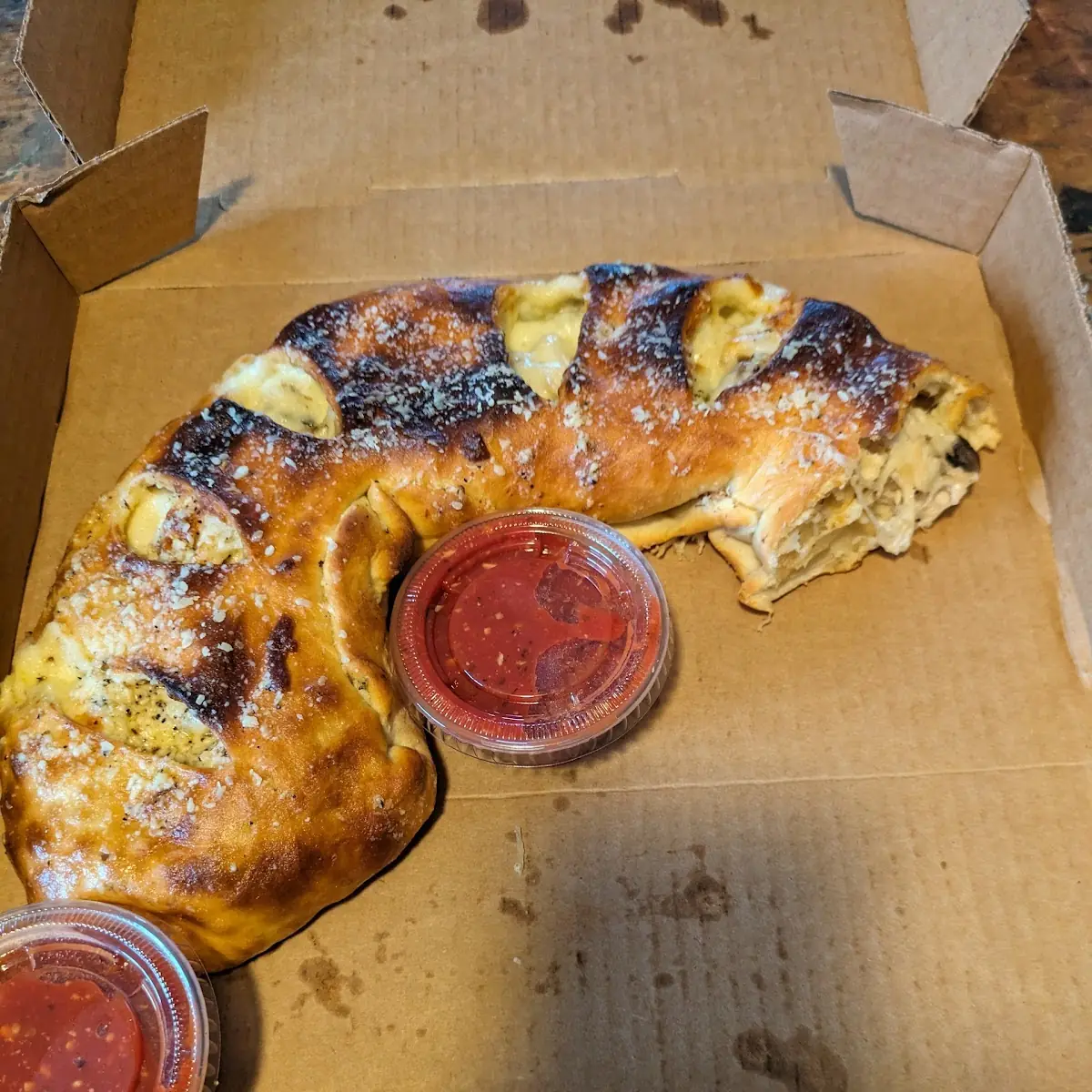 Chicken Mushroom & Pineapple Stromboli