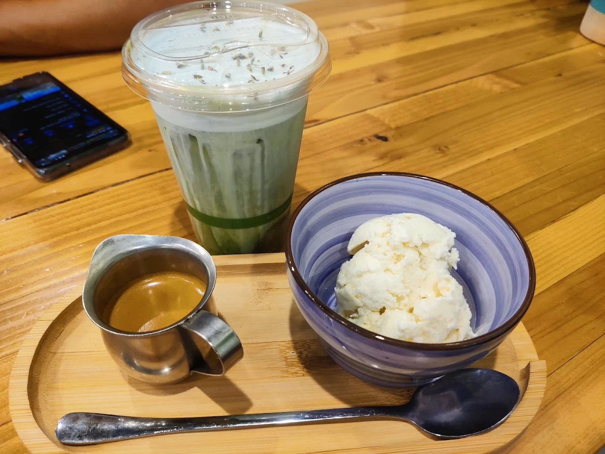 Lavender Matcha and Affogato