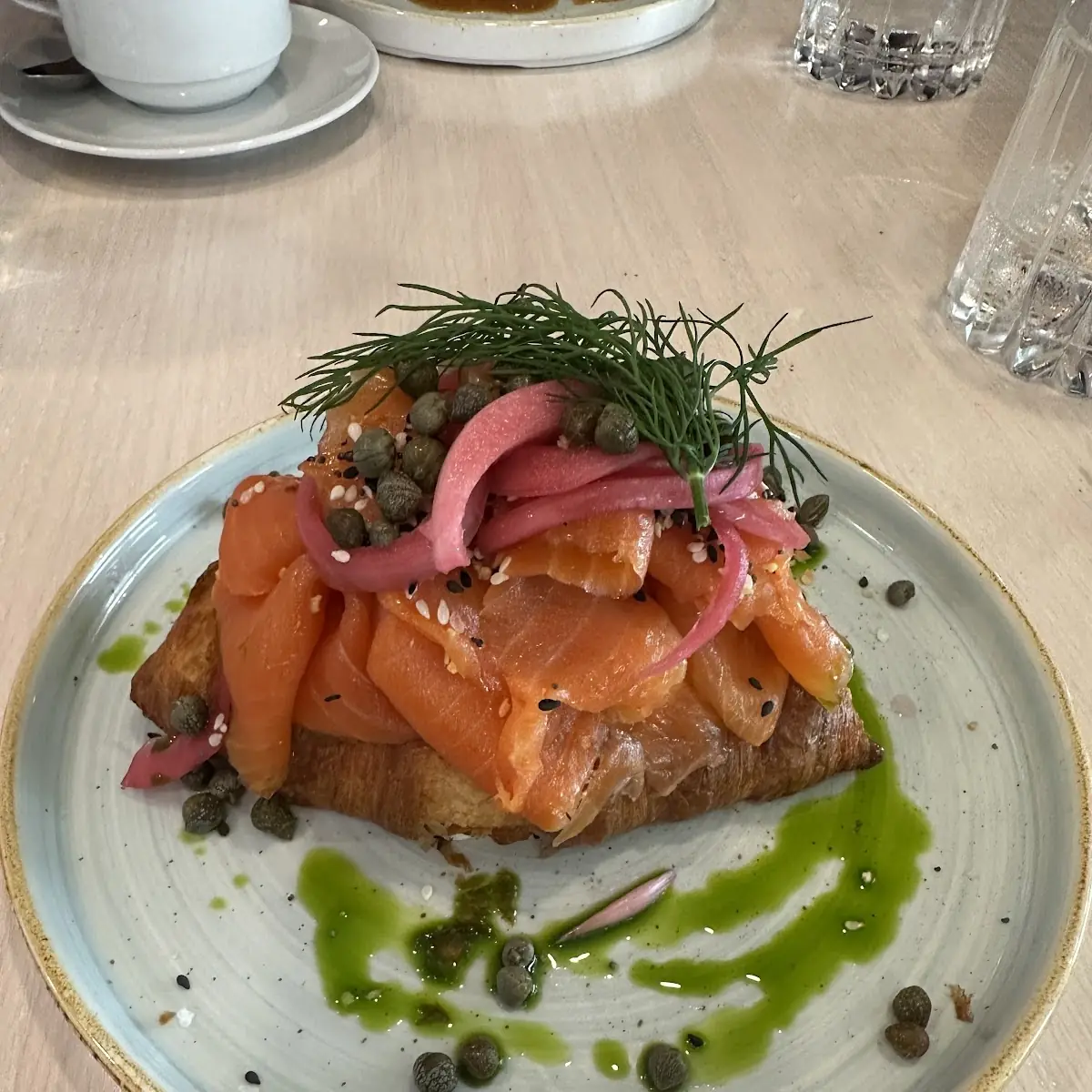 Smoked Salmon Croissant