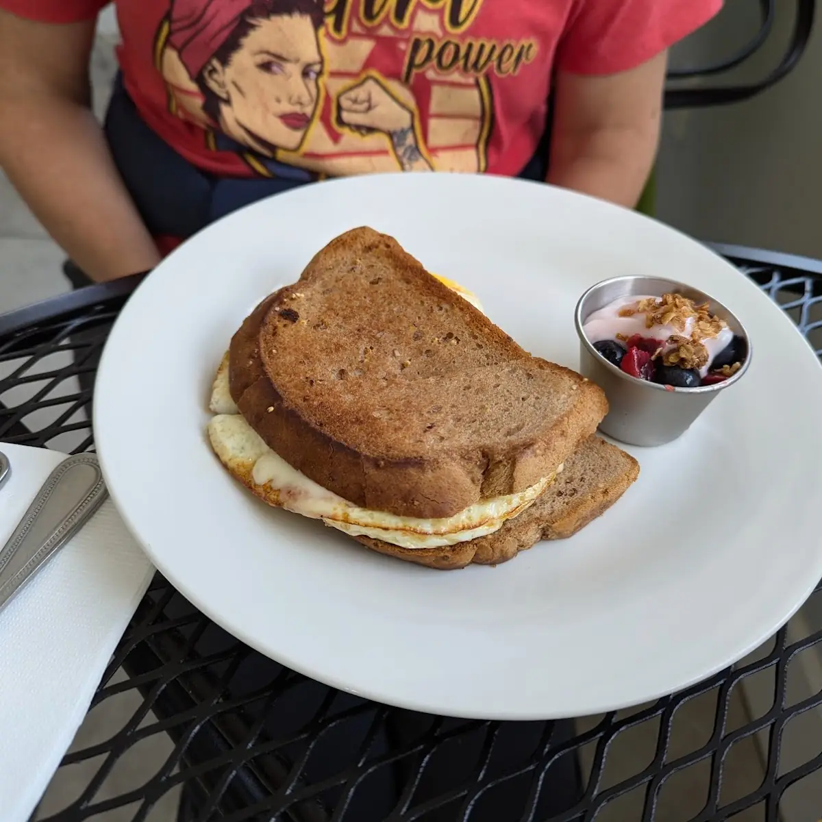 Gluten Free Egg and Cheese Sandwich
