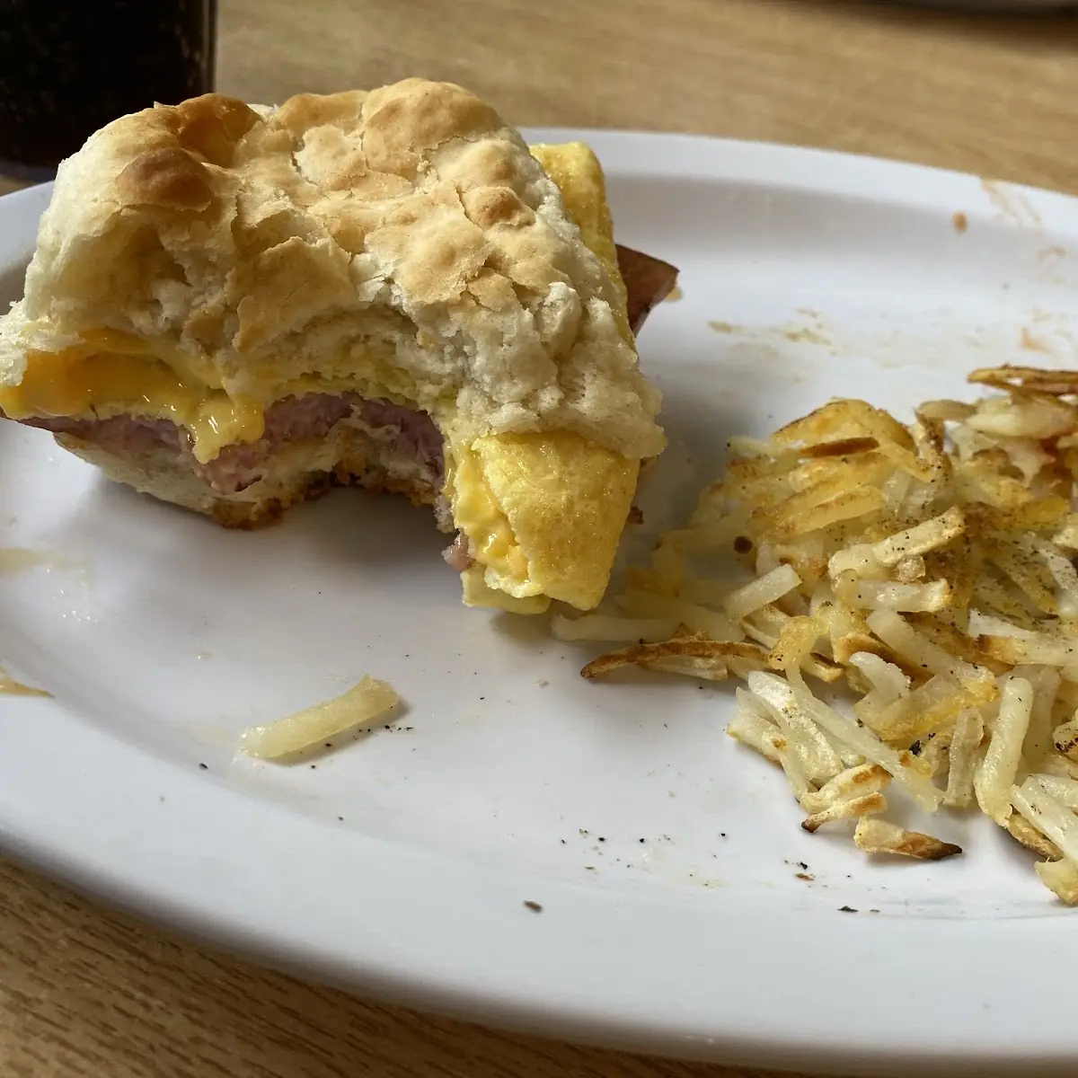 Ham Egg Cheese Biscuit