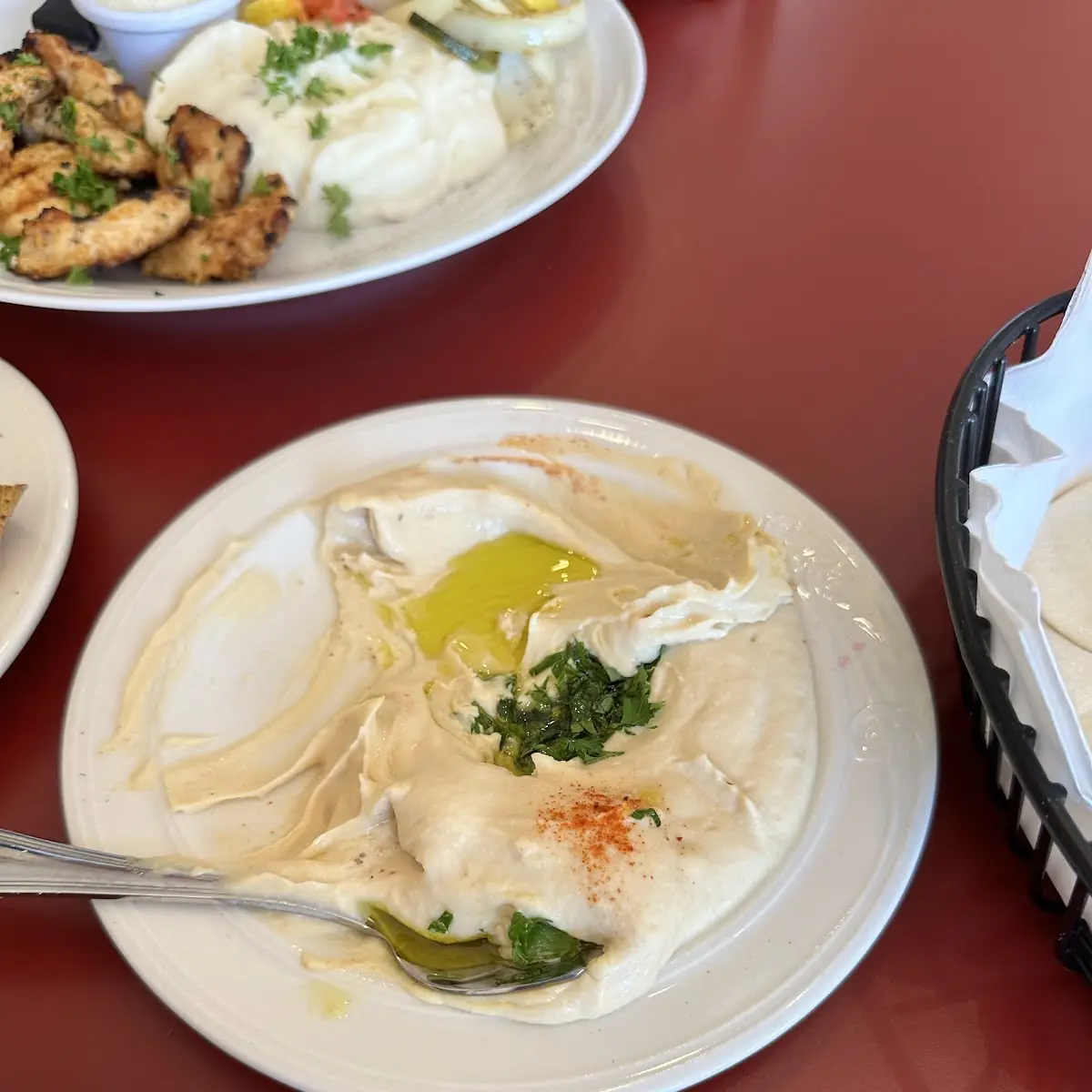 Hummus Shawarma Plate