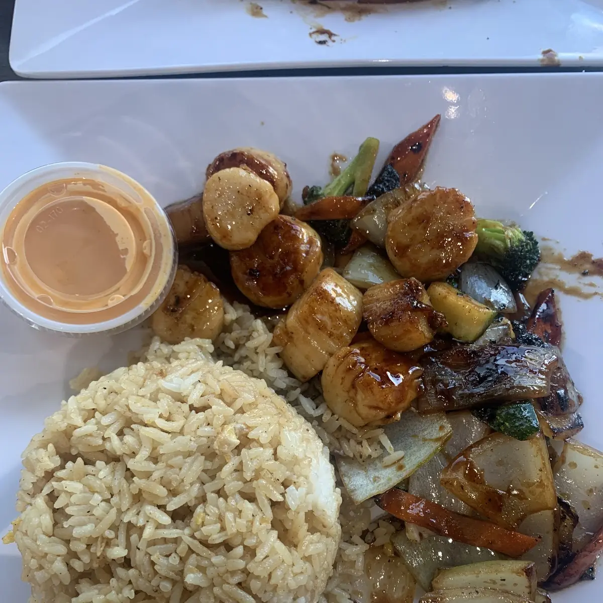 Hibachi Scallops