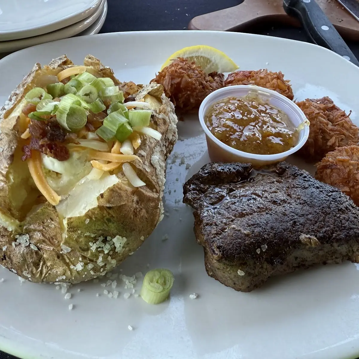 Sirloin & Coconut Shrimp