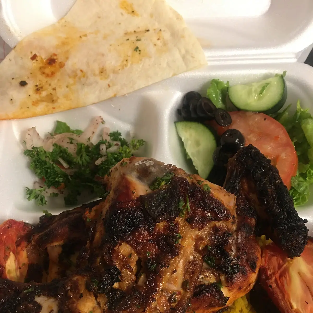 Grilled Chicken Yellow Rice