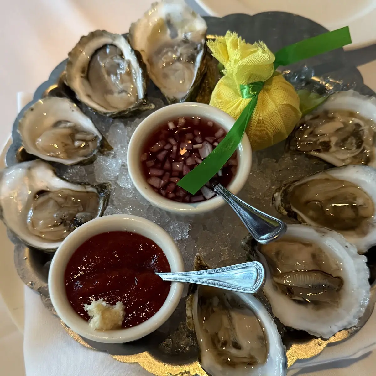 Fresh Oysters on the Half Shell