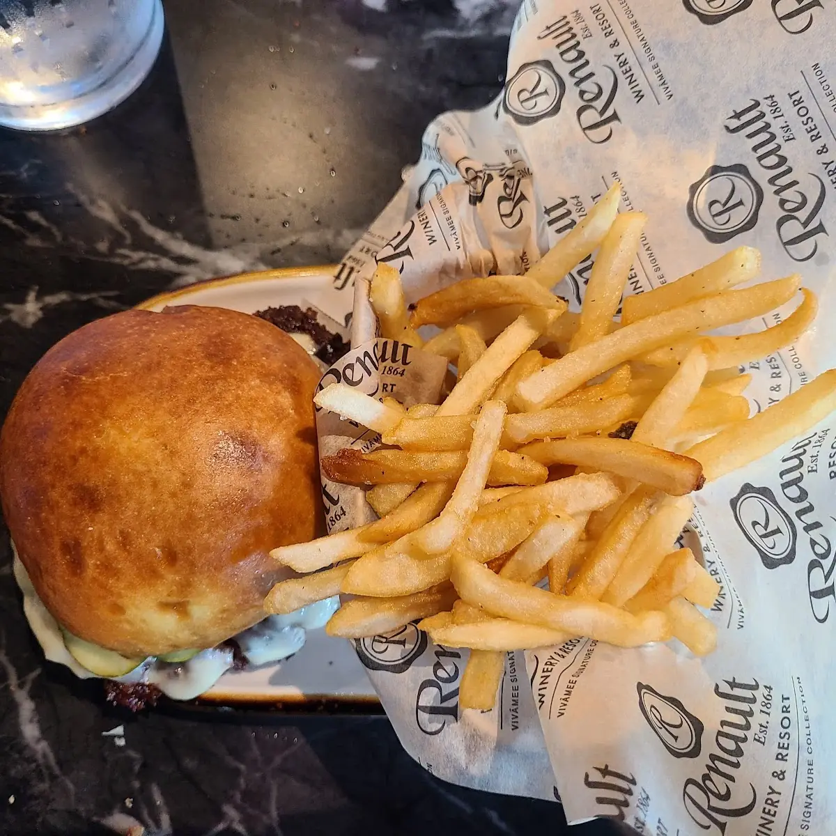 Smash Burger and Fries
