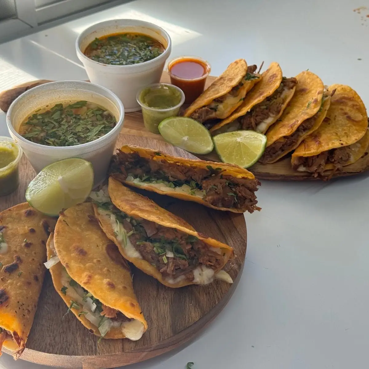 3 breakfast  tacos