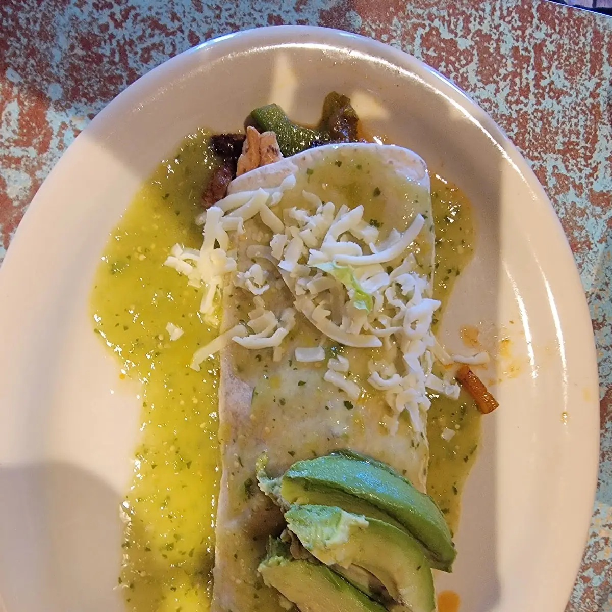 Taco Con Salsa Verde de Steak