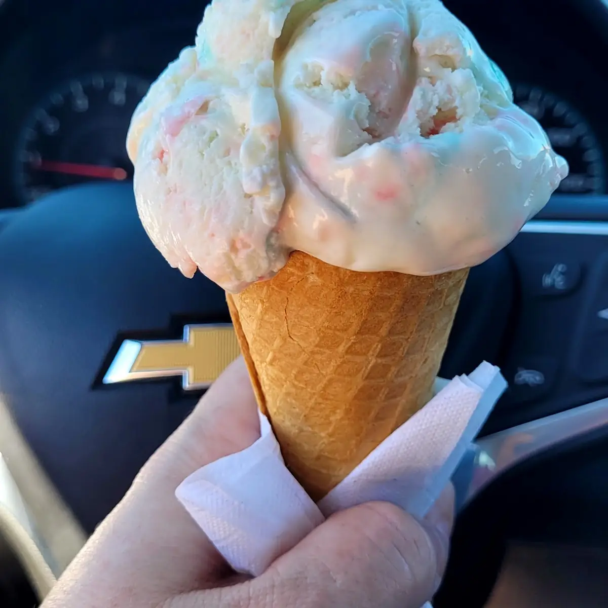 Peppermint Ice Cream Cone