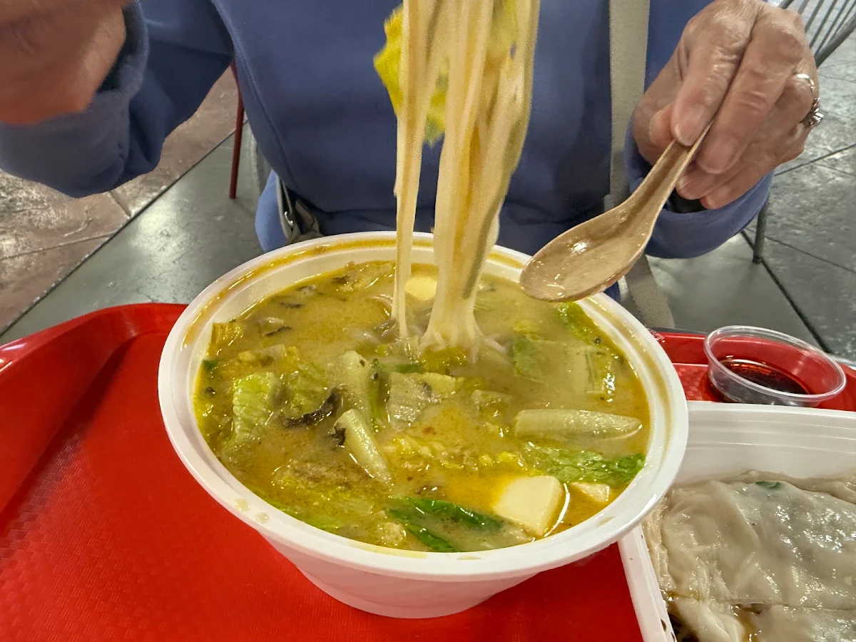 Pumpkin Soup, Grains Fish Noodle crystal mall
