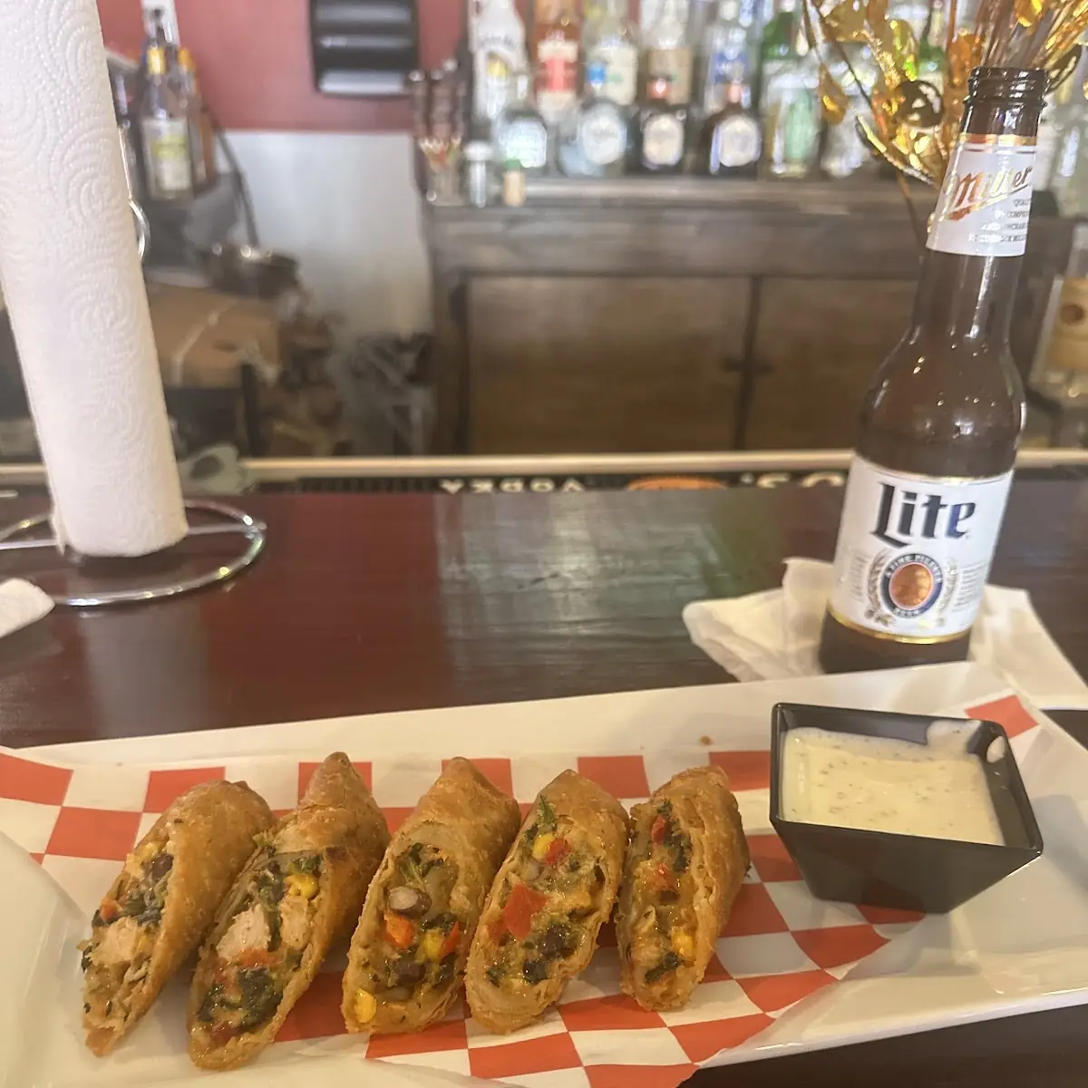 Southwest Chicken Egg Rolls
