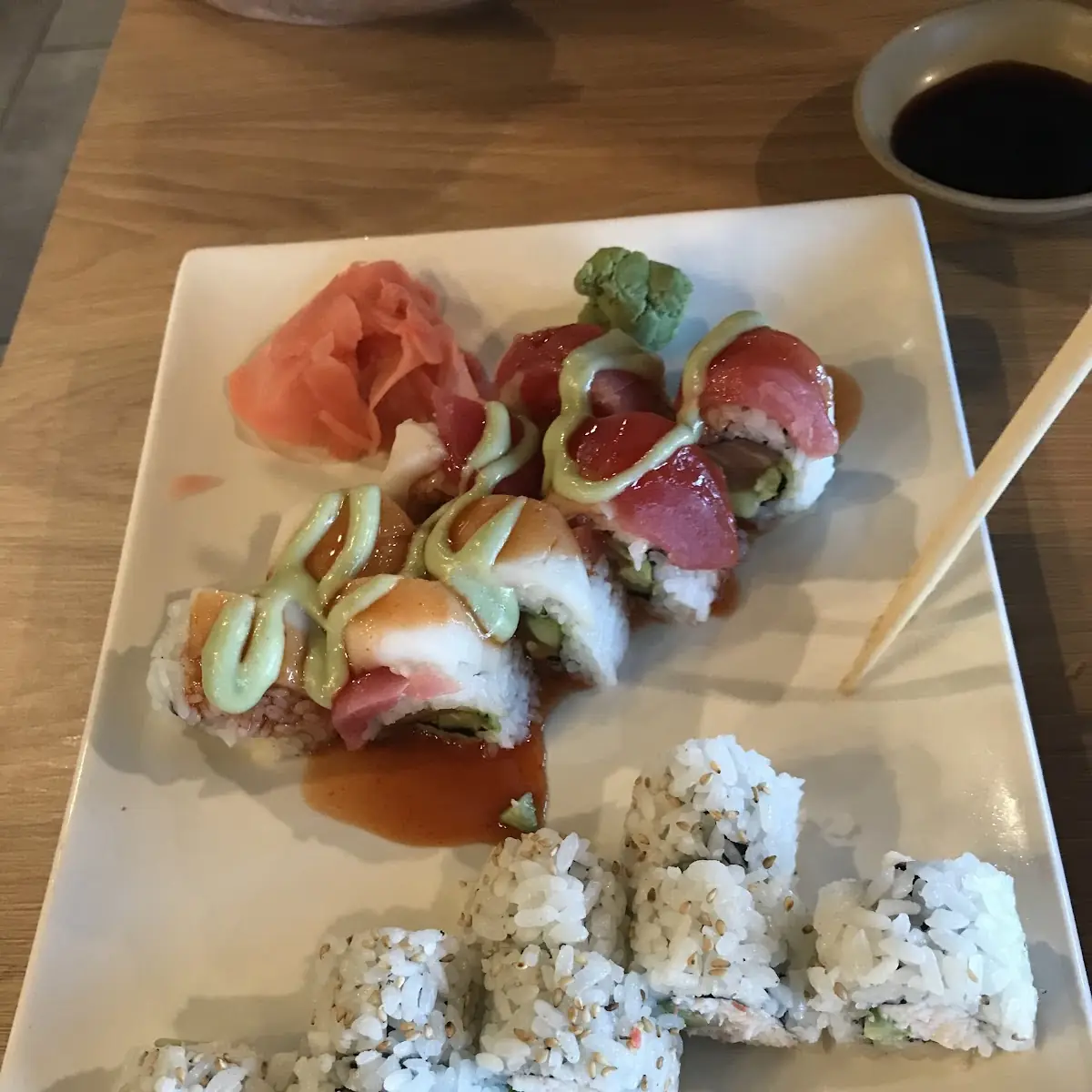 California Roll in Front