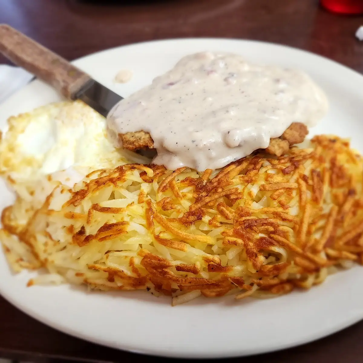 Chicken Fried Steak & Eggs