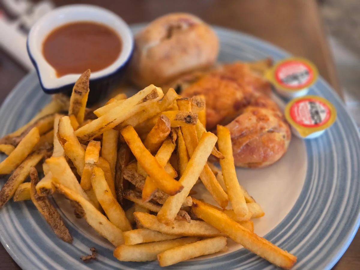 Quarter Chicken Dark Meat and French Fries, Swiss Chalet