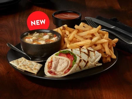 Rotisserie Chicken Club Wrap, Swiss Chalet