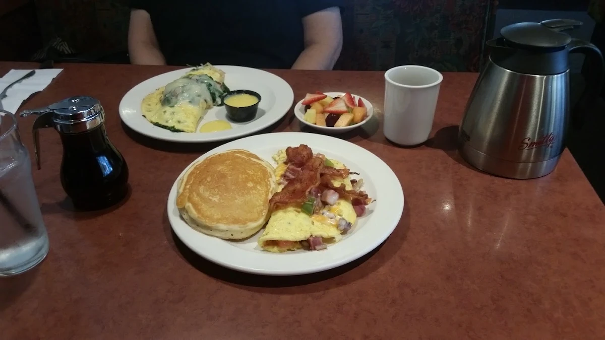 Denver Omelette with Pancakes