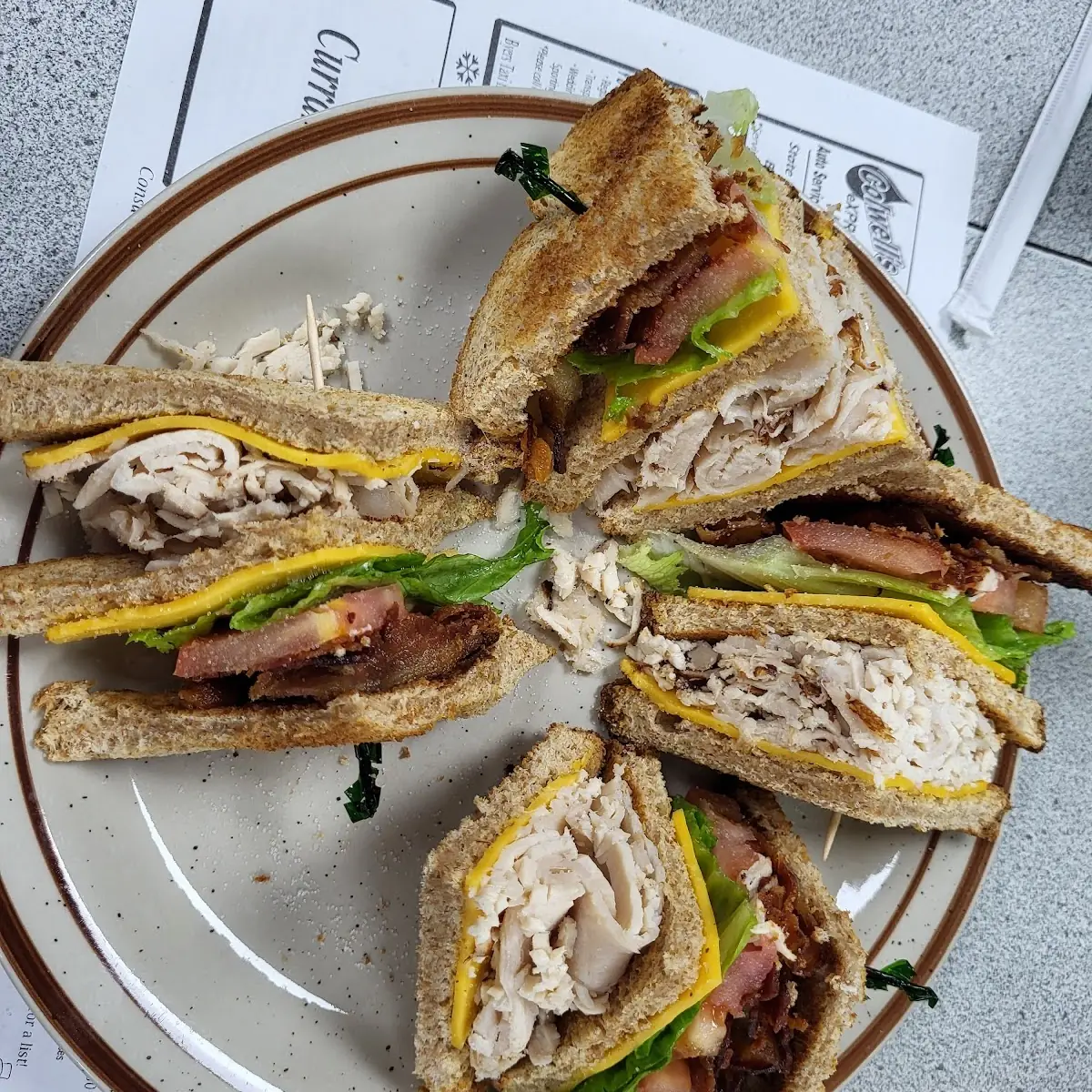 Turkey Club Sandwich