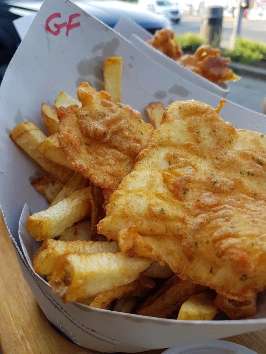 Gluten Free Batter 1pc Halibut Fish & Chips