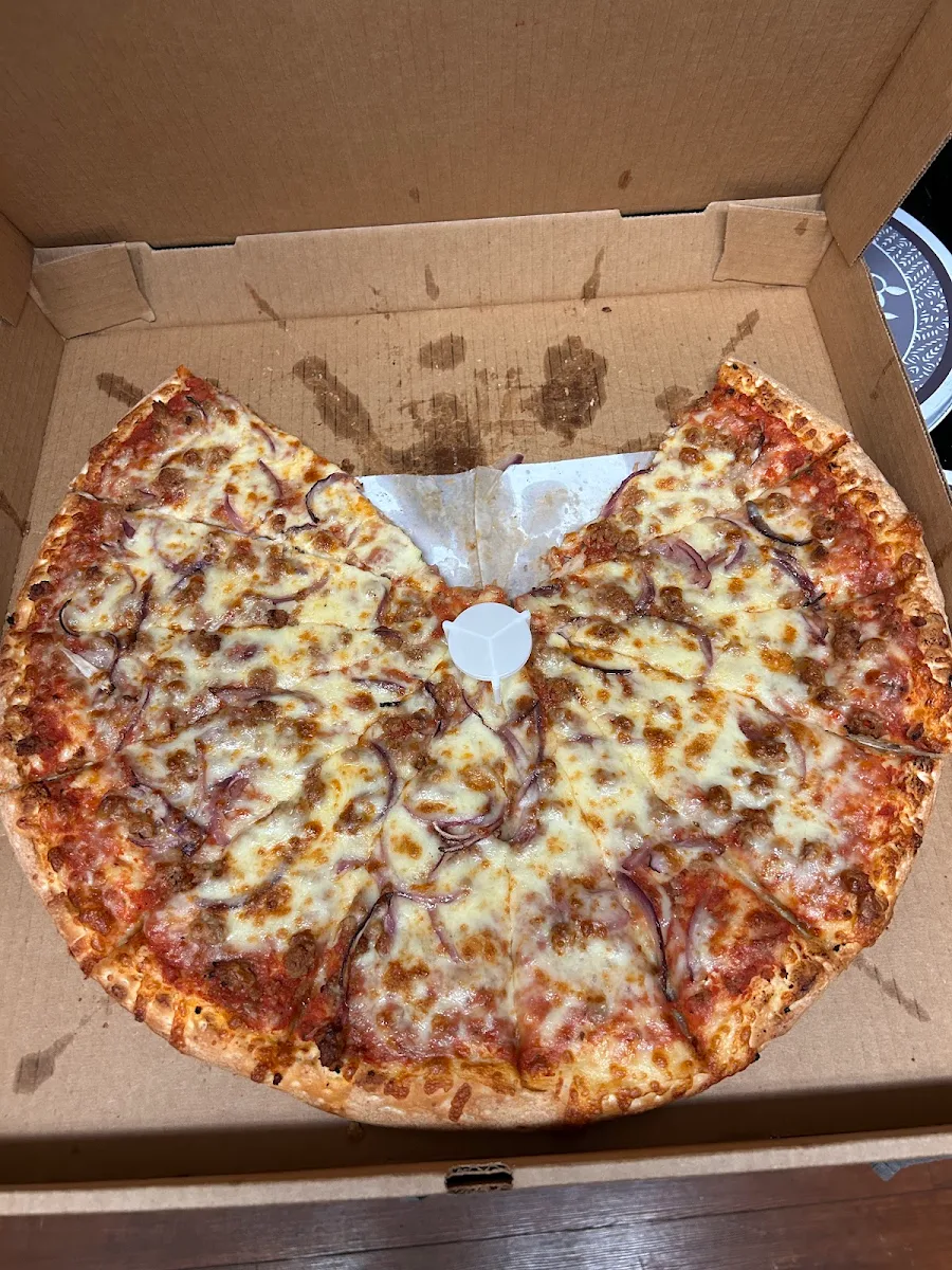 Sausage and Onion Pizza