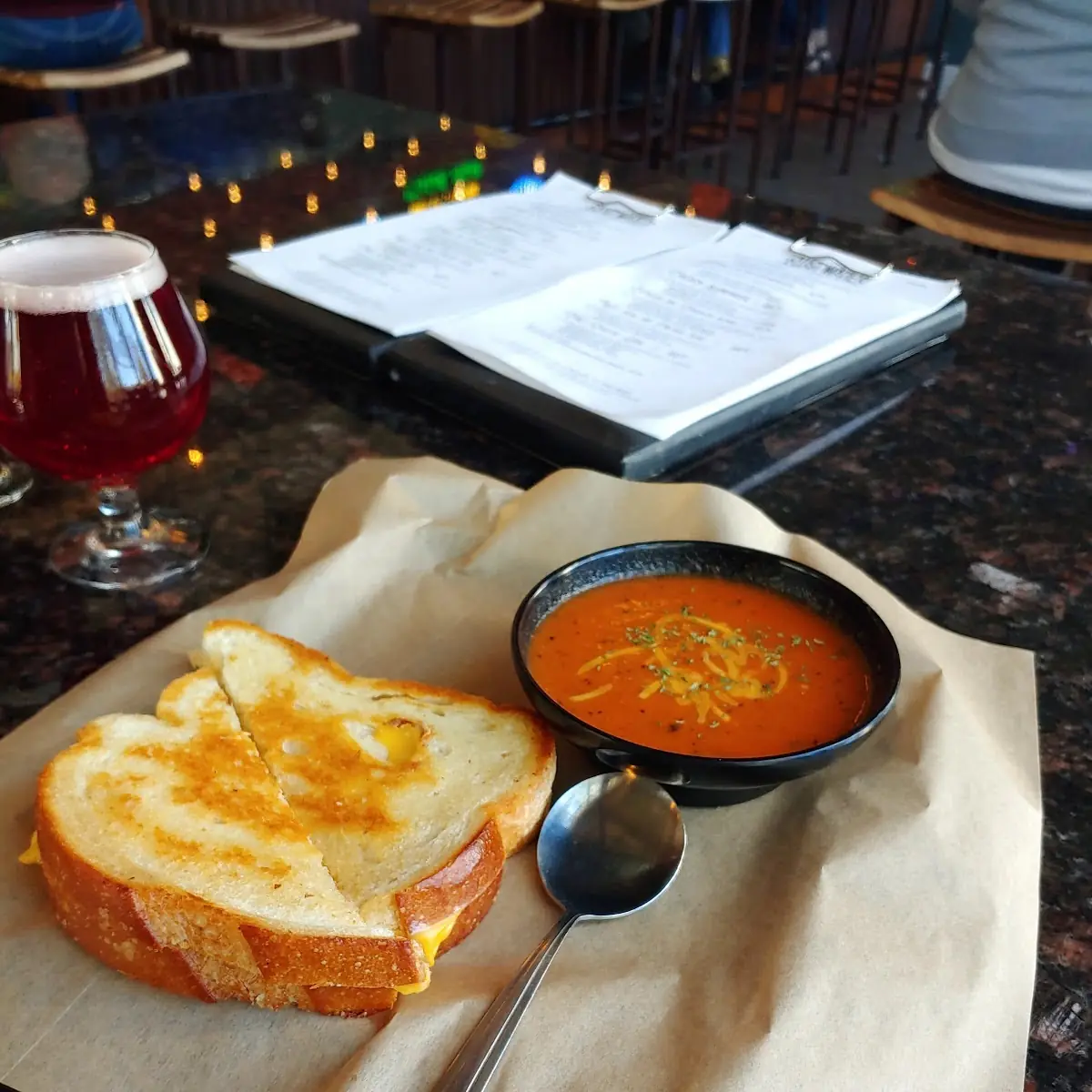 Grilled Cheese and Tomato Soup